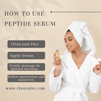 Peptide Serum for Anti - Aging & Firm Skin | Collagen - Boosting Formula - Thewieder
