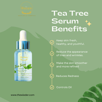 Tea Tree Oil Serum for Acne & Blemish Control | Purifying & Soothing Formula - Thewieder