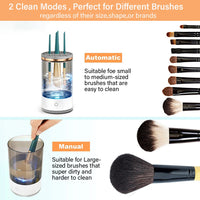 Electric Makeup Brush Cleaner Automatic Makeup Brush Cleaner USB Portable Cosmetic Makeup Brush Washing Machine Rotary Cleaning