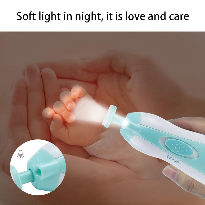 Safe & Gentle Baby Electric Nail Trimmer – Perfect for Newborns & Toddlers