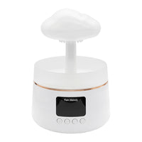 USB-Powered Smart Mushroom Humidifier 300ml Water Drip Rain Feature