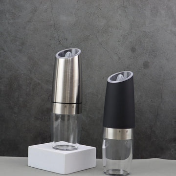 Effortless Seasoning Illuminate Your Culinary Experience with our Gravity Electric Pepper & Salt Grinder Mill