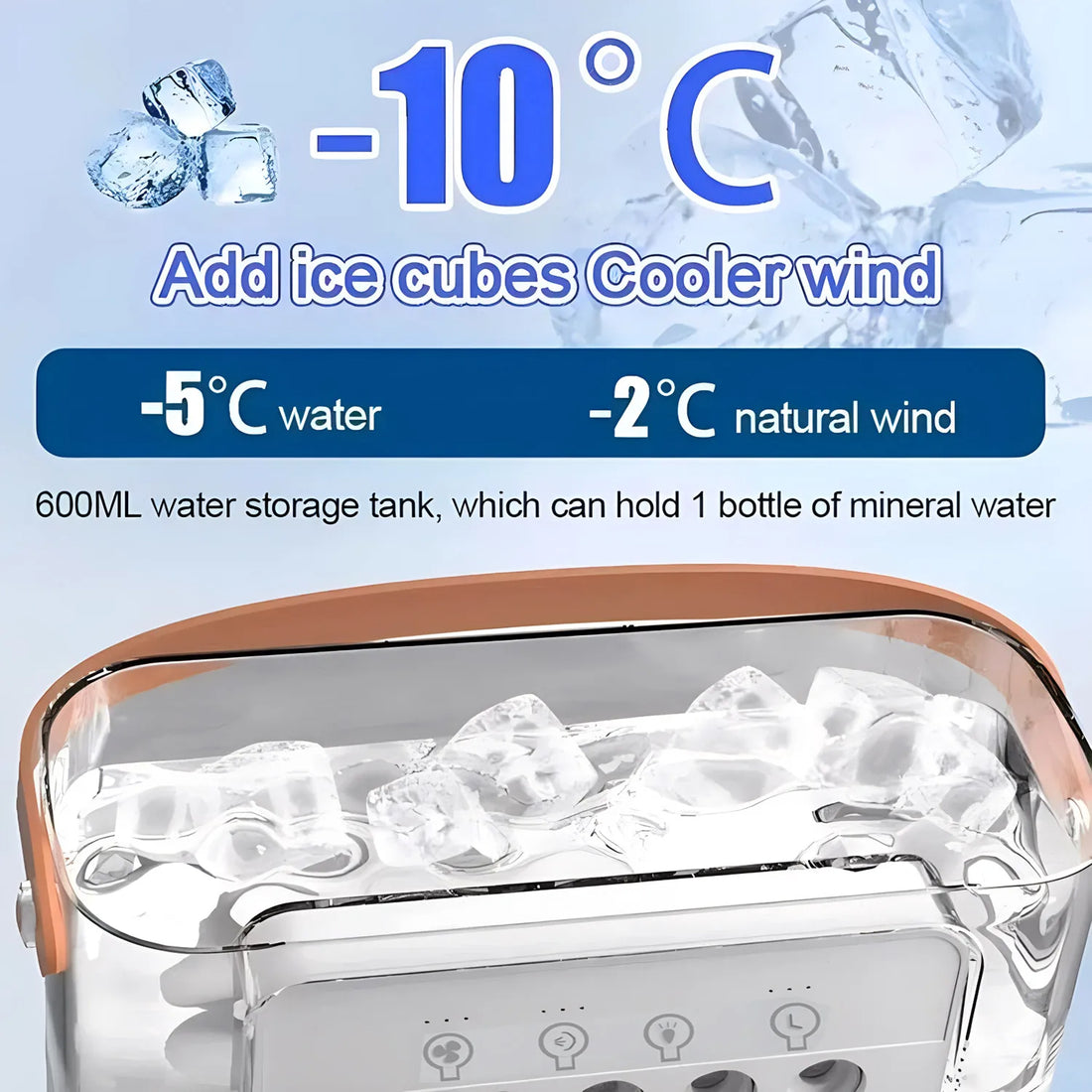 PORTABLE AIR CONDITIONER FAN | MINI EVAPORATIVE AIR COOLER USB ELECTRIC