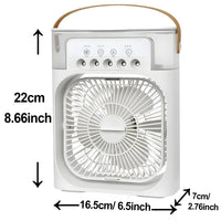 PORTABLE AIR CONDITIONER FAN | MINI EVAPORATIVE AIR COOLER USB ELECTRIC