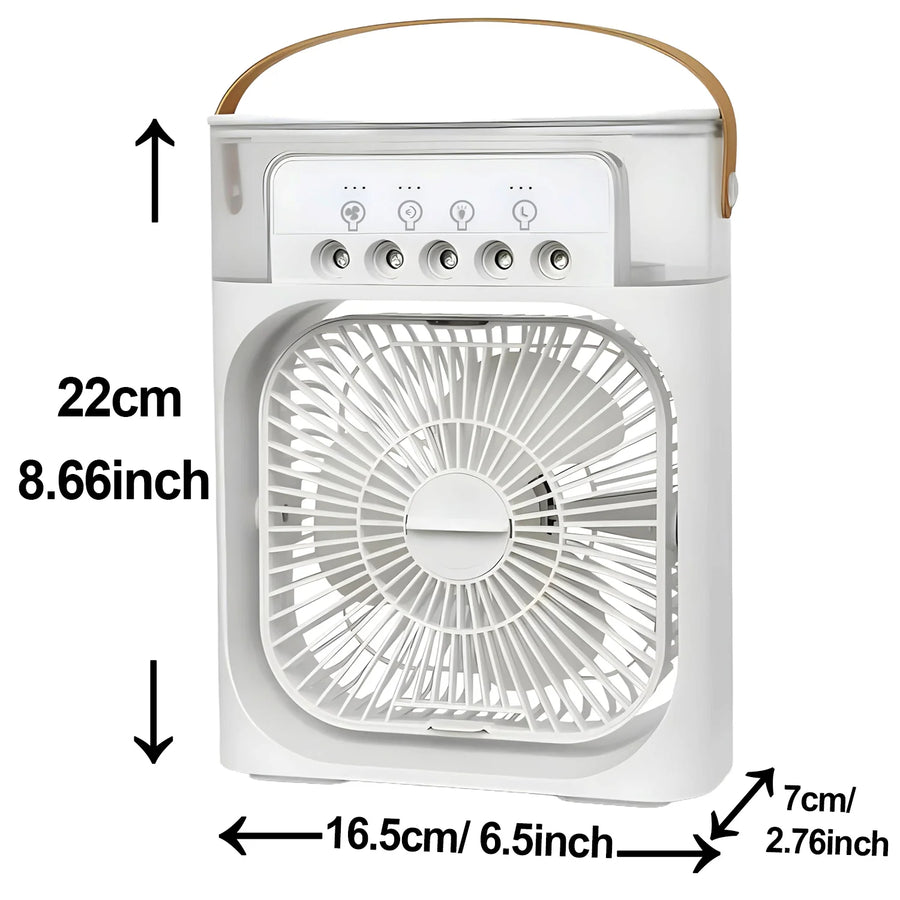 PORTABLE AIR CONDITIONER FAN | MINI EVAPORATIVE AIR COOLER USB ELECTRIC