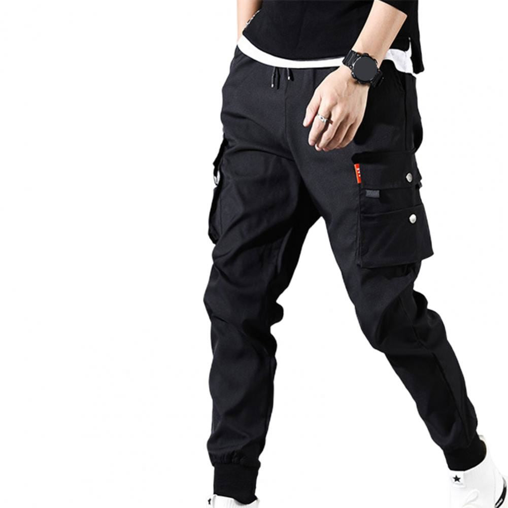 Summer New Multi-pocket Cargo Pants | Elastic Plus Size Men's Pants & Trousers cargo trousers