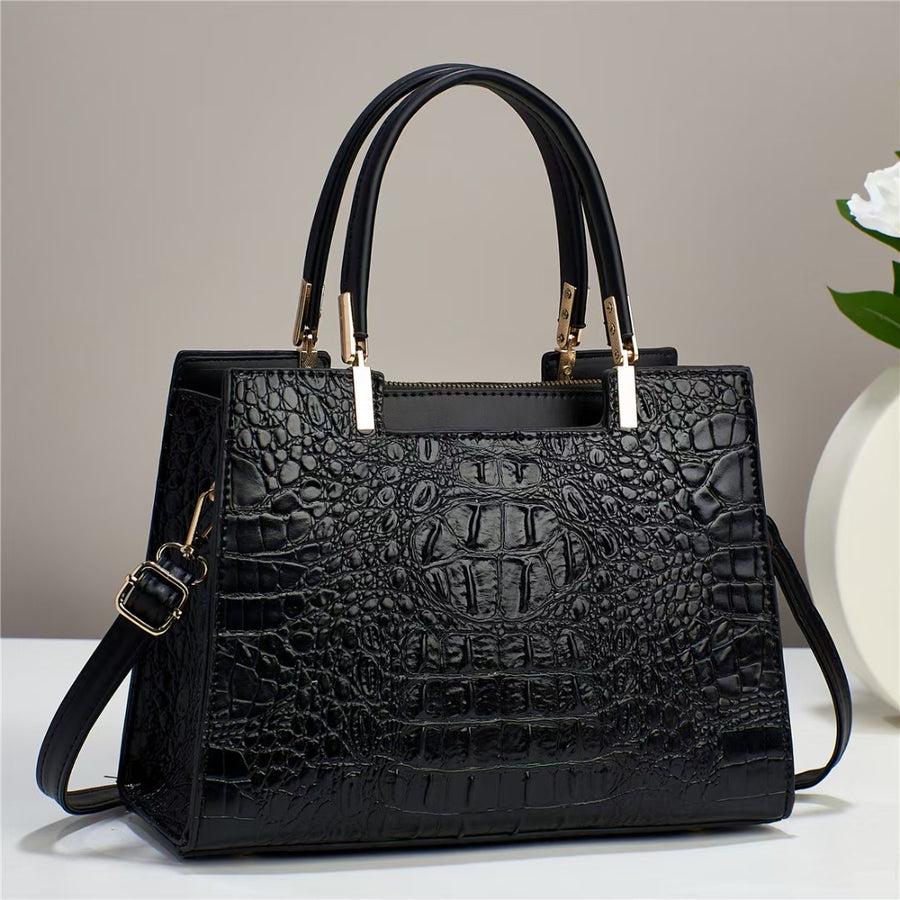 women handbags fashion tote alligator leather pu women bag hand bags ladies casual