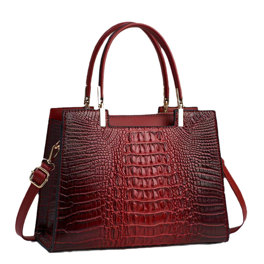 women handbags fashion tote alligator leather pu women bag hand bags ladies casual