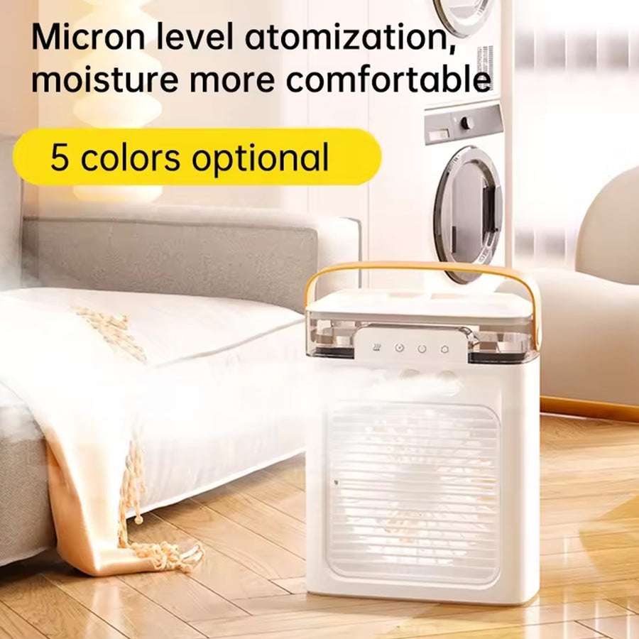 PORTABLE AIR CONDITIONER FAN | MINI EVAPORATIVE AIR COOLER USB ELECTRIC