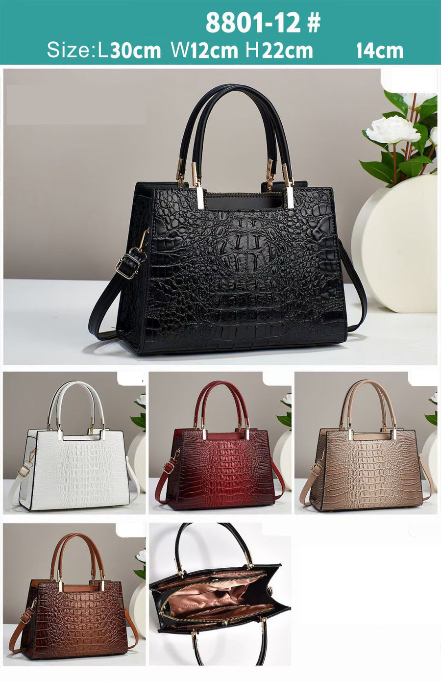 women handbags fashion tote alligator leather pu women bag hand bags ladies casual