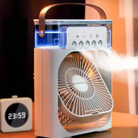 PORTABLE AIR CONDITIONER FAN | MINI EVAPORATIVE AIR COOLER USB ELECTRIC