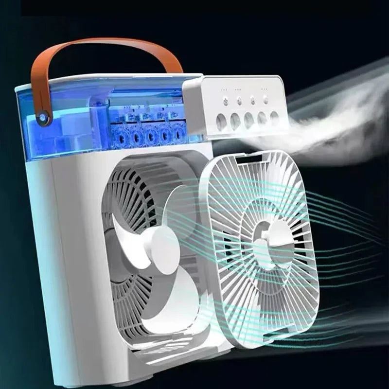 PORTABLE AIR CONDITIONER FAN | MINI EVAPORATIVE AIR COOLER USB ELECTRIC