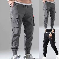 Summer New Multi-pocket Cargo Pants | Elastic Plus Size Men's Pants & Trousers cargo trousers