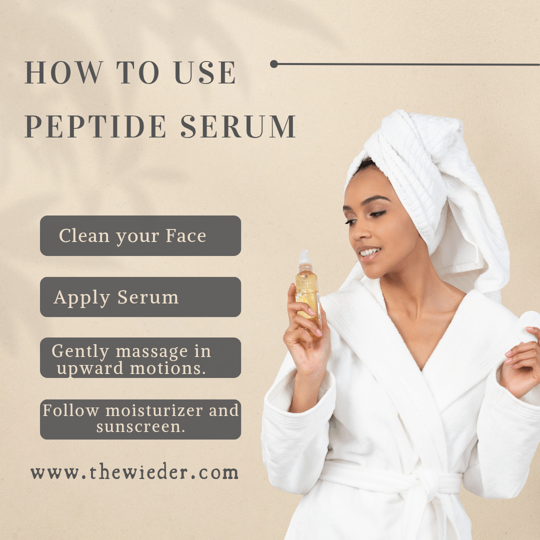 Peptide Serum for Anti - Aging & Firm Skin | Collagen - Boosting Formula - Thewieder