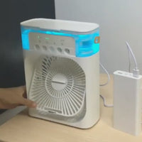 PORTABLE AIR CONDITIONER FAN | MINI EVAPORATIVE AIR COOLER USB ELECTRIC