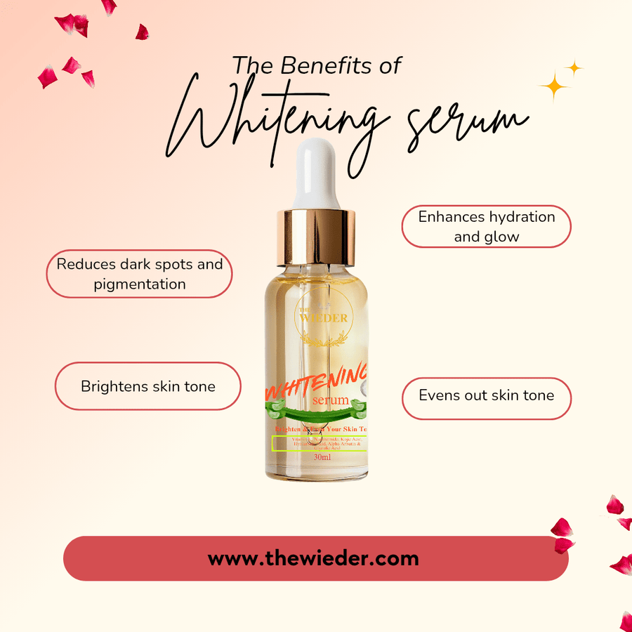 Whitening Serum for Glowing & Even Skin Tone | Advanced Brightening Formula - Thewieder
