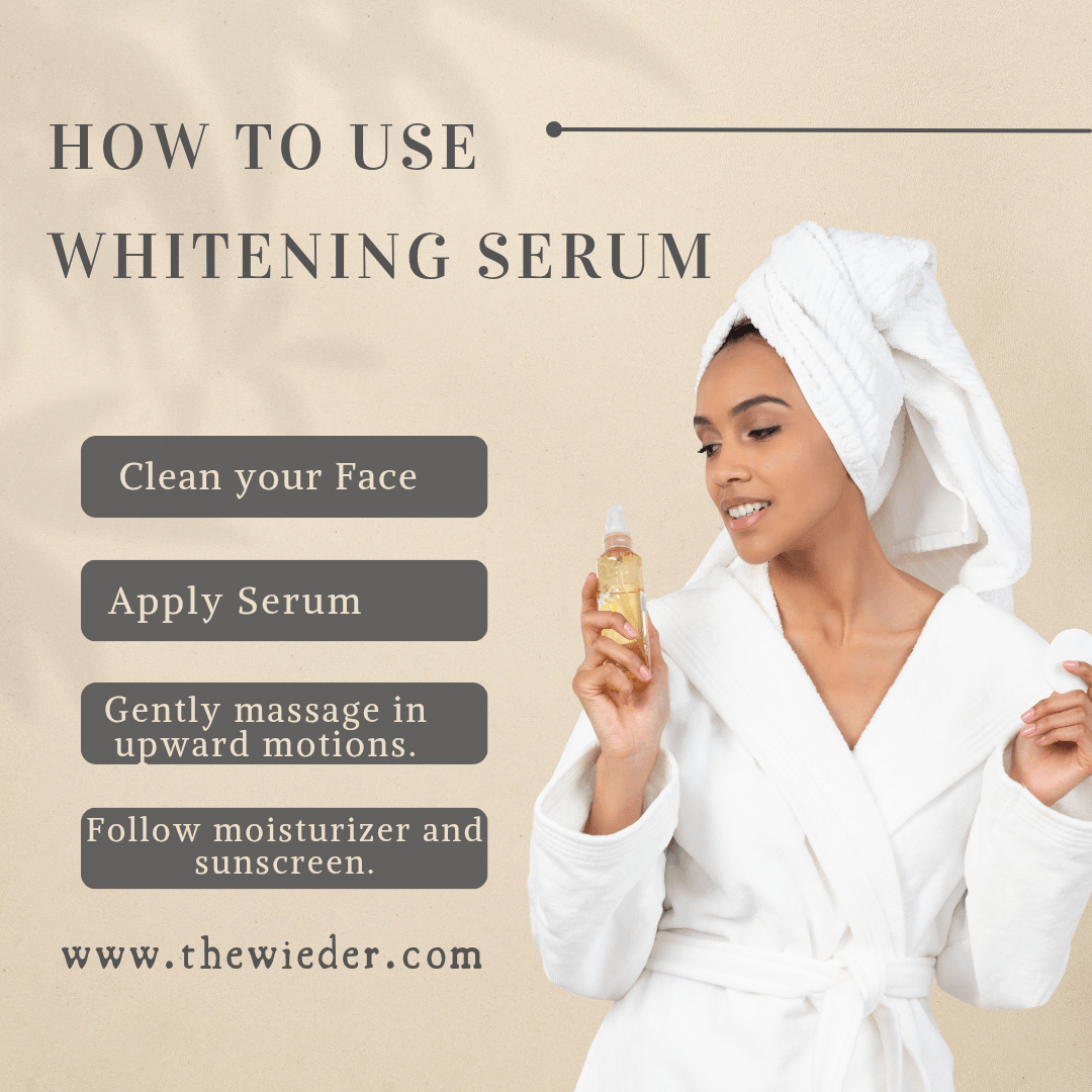 Whitening Serum for Glowing & Even Skin Tone | Advanced Brightening Formula - Thewieder
