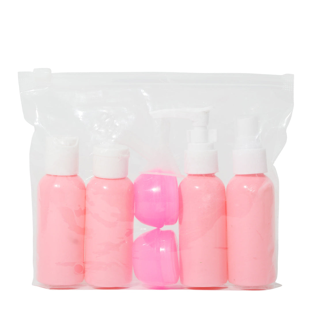 Set of Refillable Spray Lotion Shampoo and Shower Tube